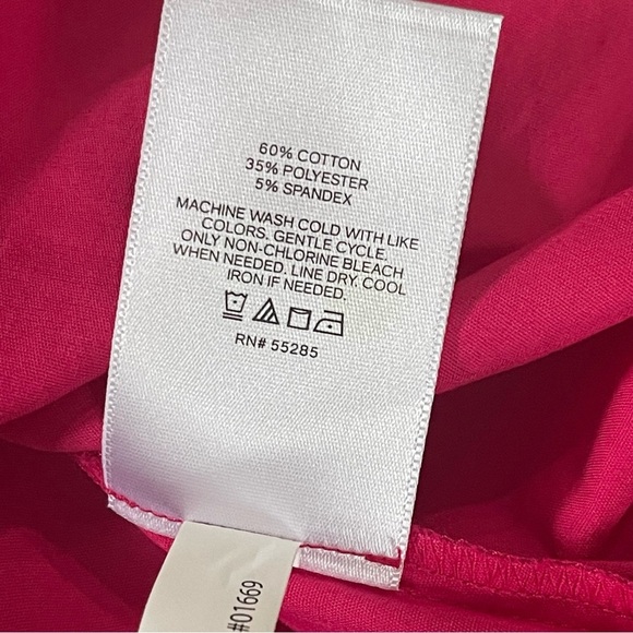 Express Fuchsia Puff Sleeve Blouse - Picture 9 of 11